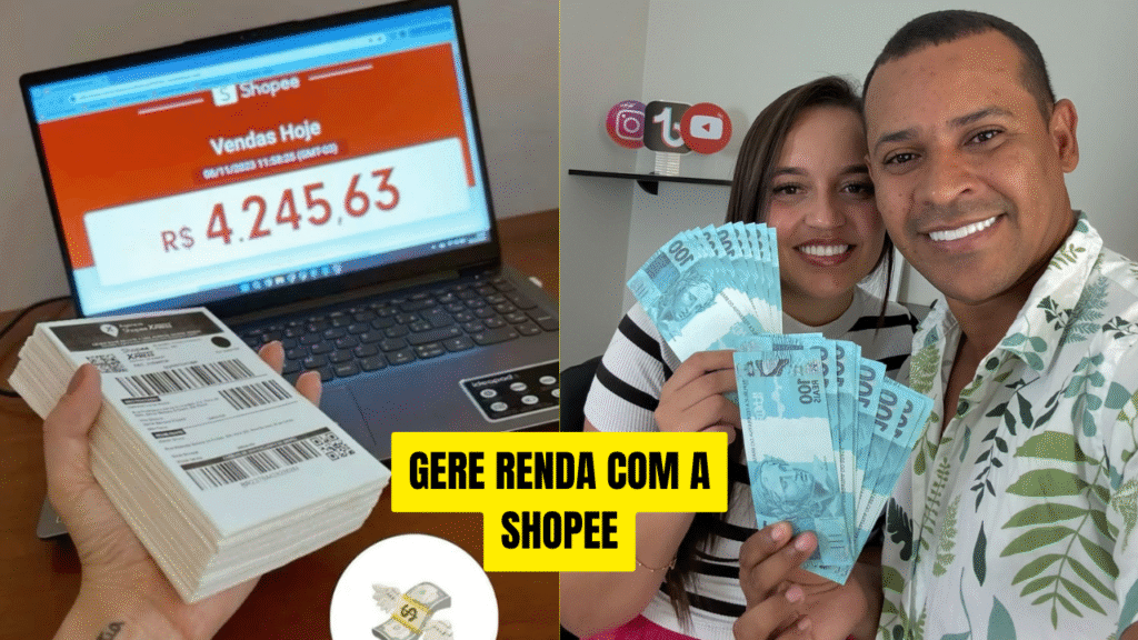 Gere renda todos os dias com a Shopee usando apenas o celular